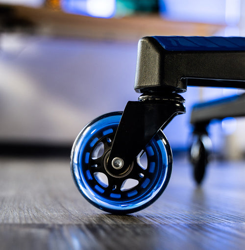 Der Original Rollerblade Bürostuhl Wheels Blau