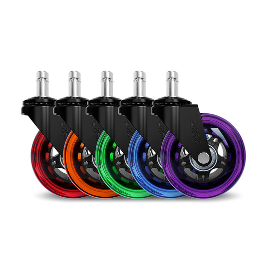 Die Original Rollerblade Bürostuhl Wheels Rainbow