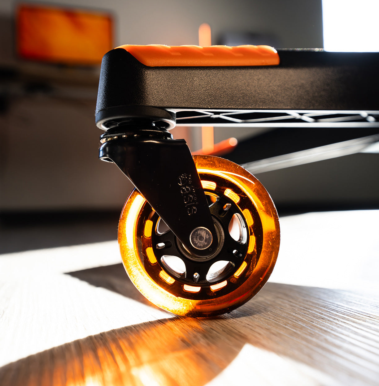 Das Original Rollerblade Bürostuhl Wheels Orange