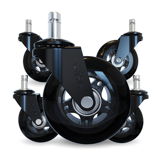 Die Original Rollerblade Bürostuhl Wheels Schwarz