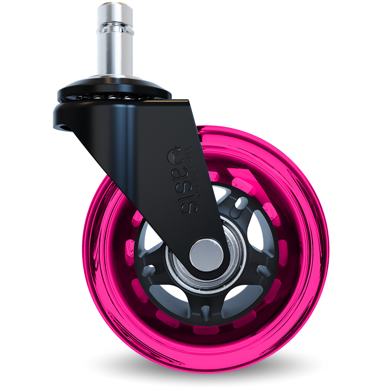 Die Original Rollerblade Bürostuhl Wheels Leuchtrosa