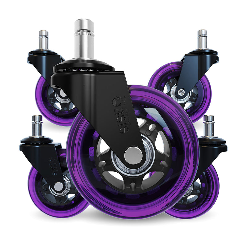 Die Original Rollerblade Bürostuhl Wheels Purple
