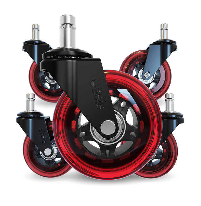 Die Original Rollerblade Bürostuhl Wheels Rot